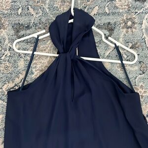 High neck cocktail dress